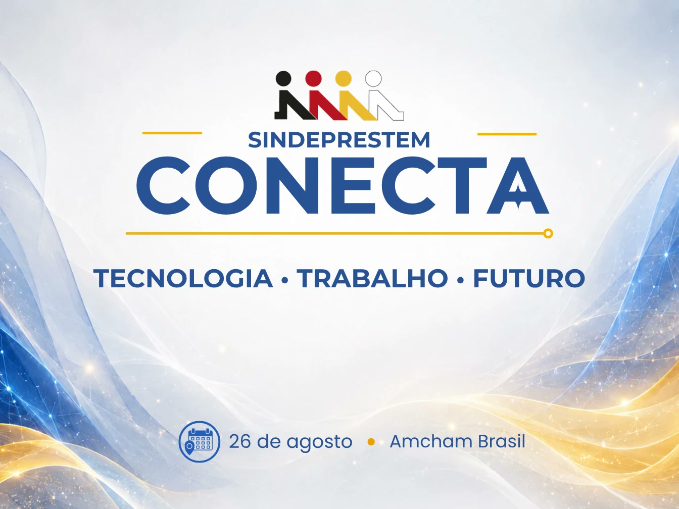 Key visual do SINDEPRESTEM Conecta